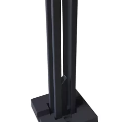 GoodHome Base De Poteau Métal Neva Anthracite 15 X 15 X H.40 Cm