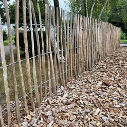 Forest Style Cloture En Noisetier 500 X H.100 Cm