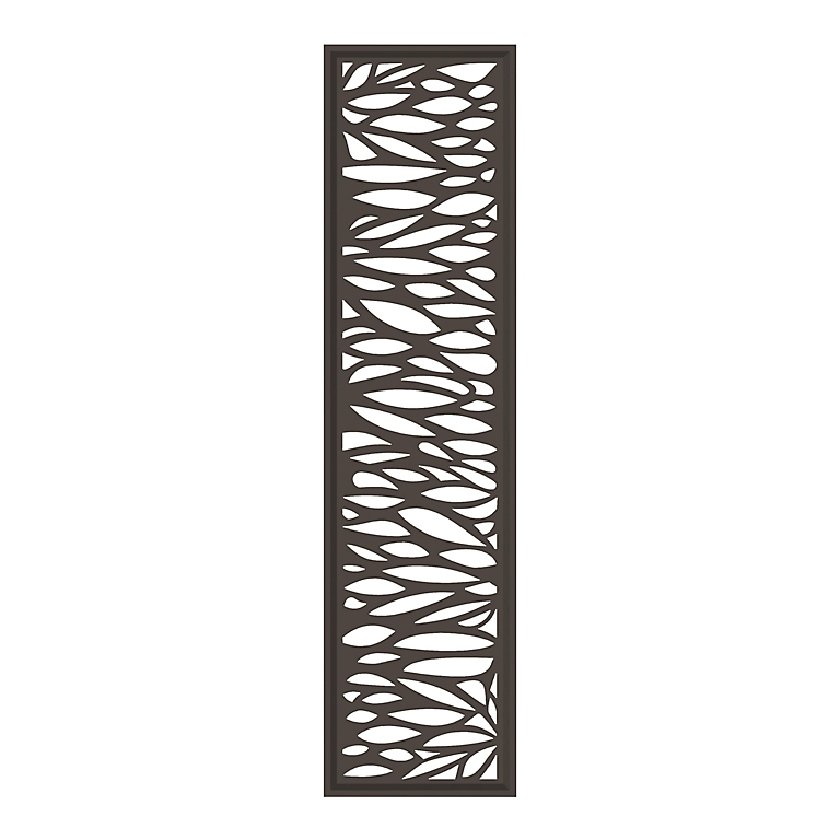 GoodHome Décor Feuille Aluminium Neva Anthracite 1 GoodHome Décor Feuille Aluminium Neva Anthracite
