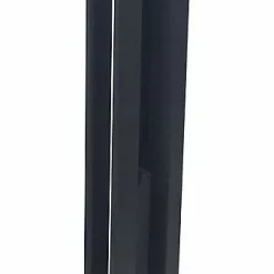 GoodHome Départ Mural Acier Neva Anthracite