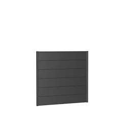 Panneau Acier Droit Biohort 150 X H.135 Cm Gris