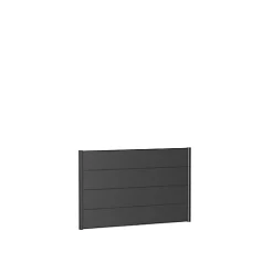 Panneau Acier Droit Biohort 150 X H.90 Cm Gris