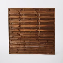 Panneau Droit Bois Blooma Arve Marron 30 mm 180 X H.180 Cm