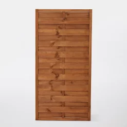 Panneau Droit Bois Blooma Arve Marron 30 mm 90 X H.180 Cm